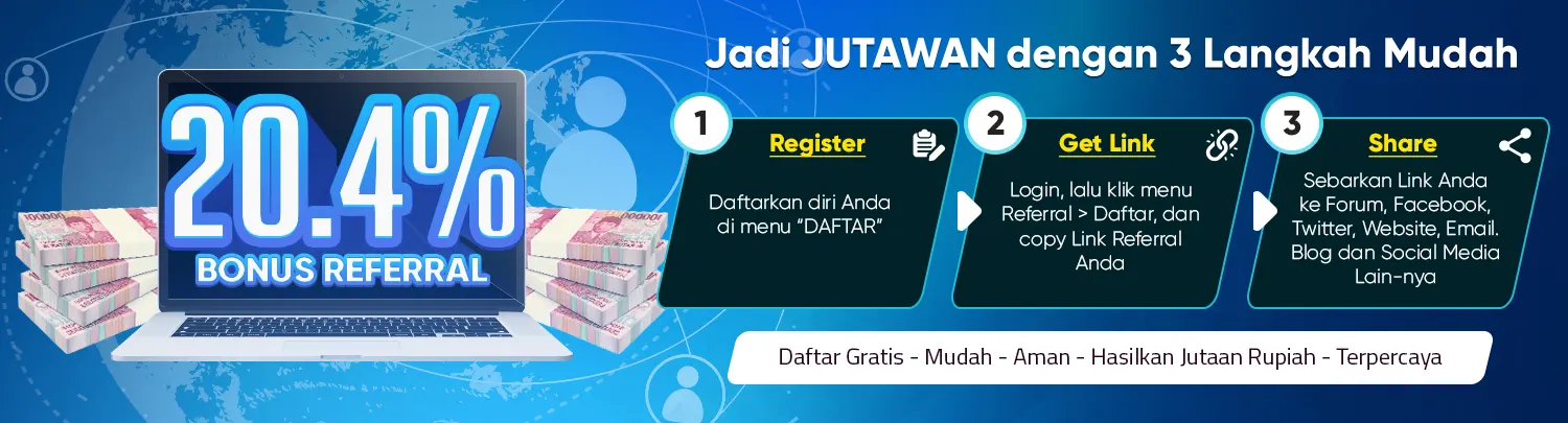 Refferal Bolagg | Bonus Referral Taruhan Online Terbesar di Indonesia